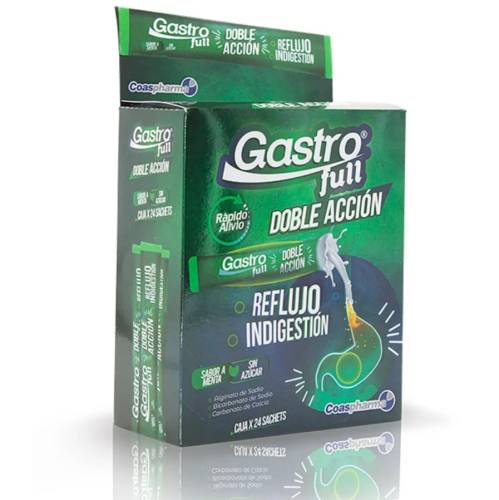 GASTRO FULL DOBLE ACCION REFLIJO E IND. X 1SACHETS COASPHARMA