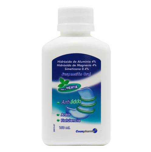 HIDROXIDO DE ALUMINIO + MAGNESIO + SIMETICONA 150 ML COASPHARMA