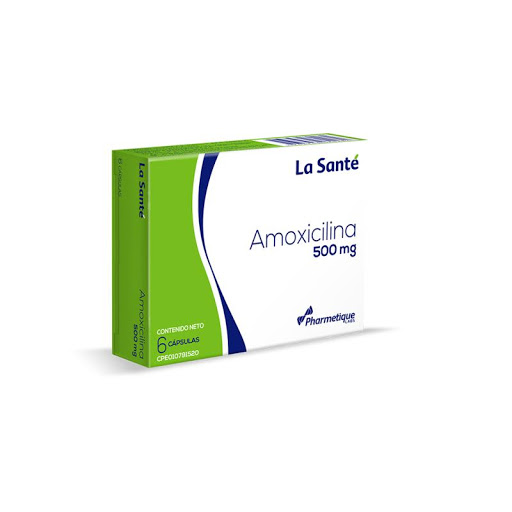 AMOXICILINA 500 MG X 6 CAP LA SANTE