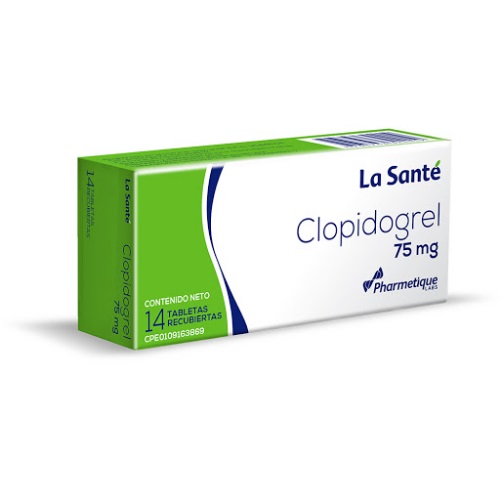 CLOPIDOGREL 75 MG X 14 TAB/R LA SANTE