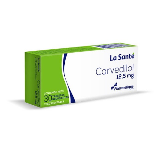 CARVEDILOL 12.5 MG X 30 TAB LA SANTE