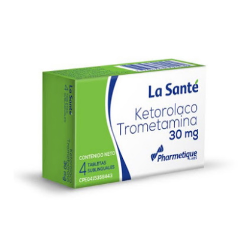 KETOROLACO TROMETAMINA SL 30 MG X 4 TAB LA SANTE