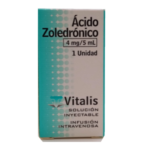 ACIDO ZOLEDRONICO 4 MG/ 5 ML AMP I.V. X 1 VITALIS