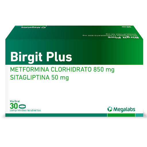 BIRGIT PLUS 850/50 MG X 30 COMP MEGALABS