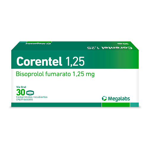 CORENTEL 1,25 MG X 30 COMP MEGALABS