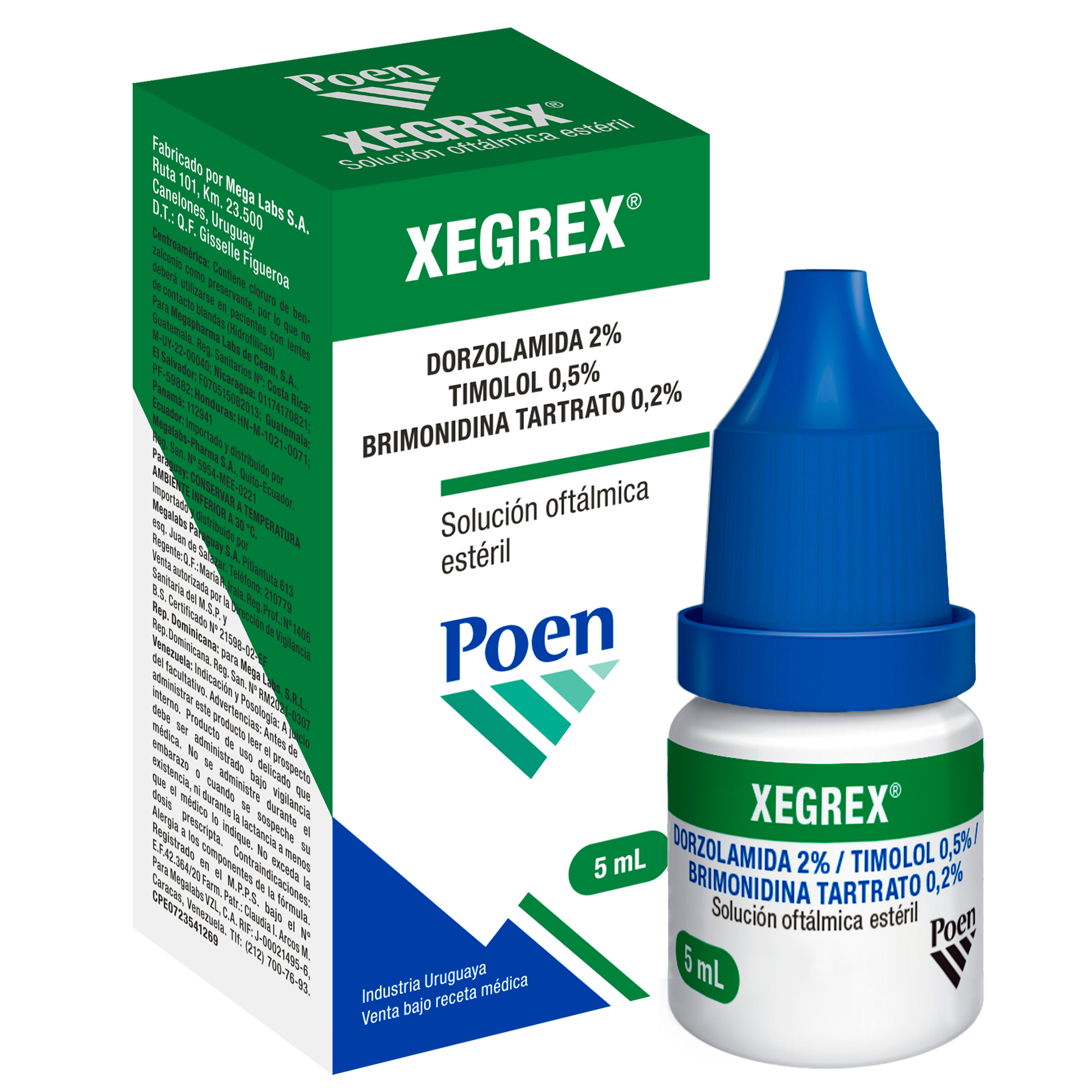 XEGREX SOL OFT X 5 ML MEGALABS