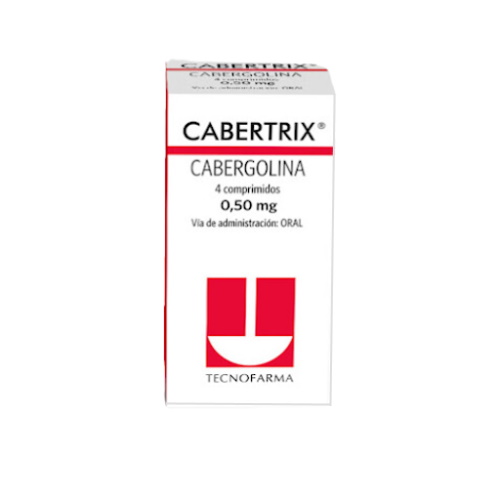 CABERTRIX 0.5 MG X 4 COMP ADIUM