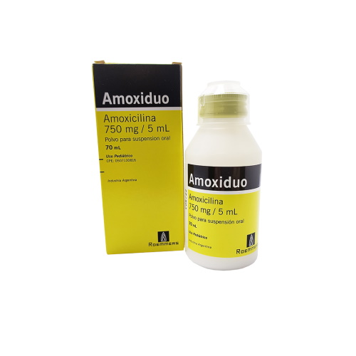 AMOXIDUO SUSP 750 MG X 70 ML MEGALABS