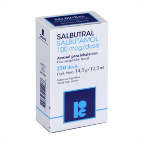 SALBUTAMOL 100 MCG X 250 DOSIS CASSARA
