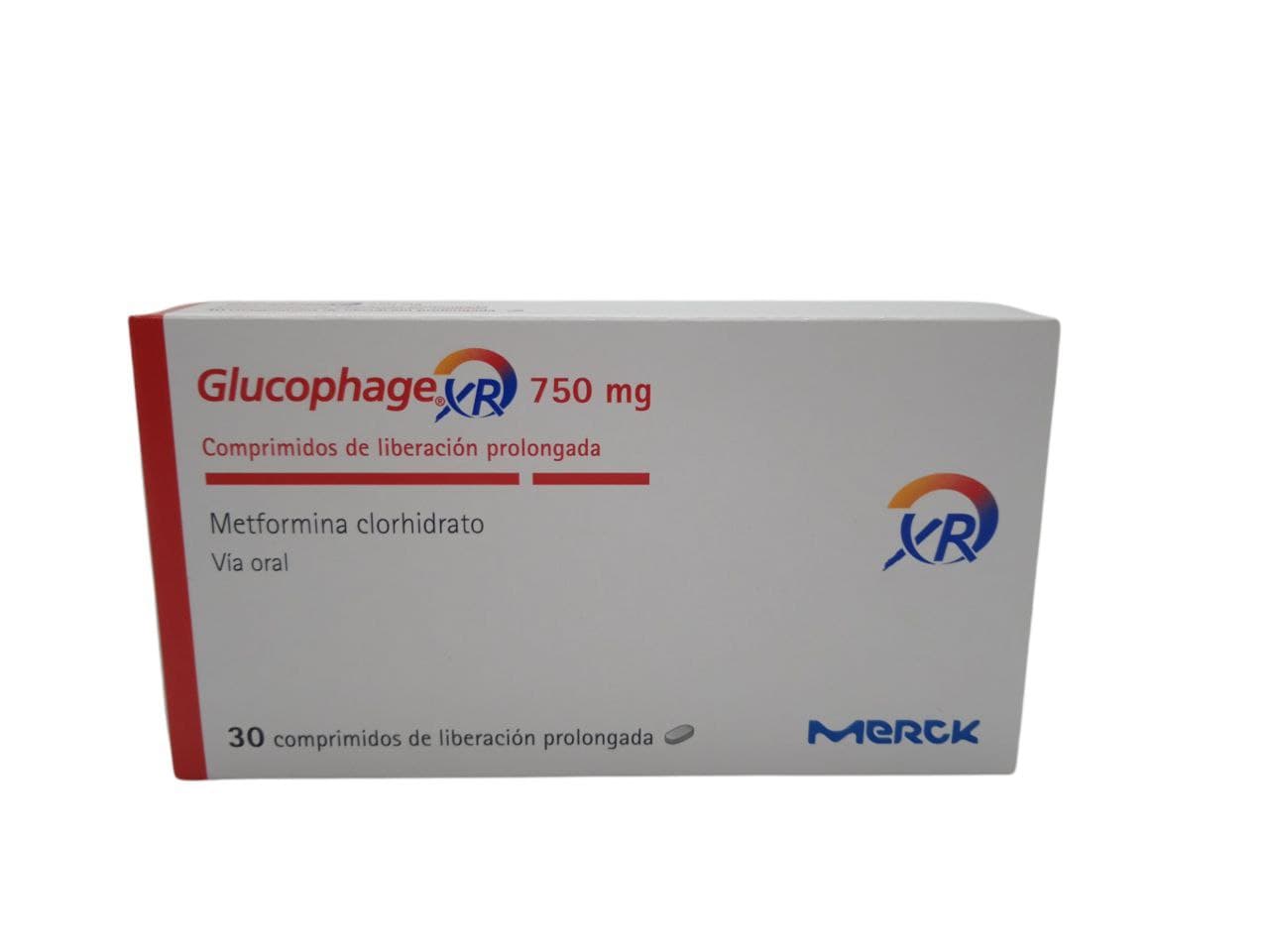 GLUCOFAGE XR 750 MG X 30 COMP