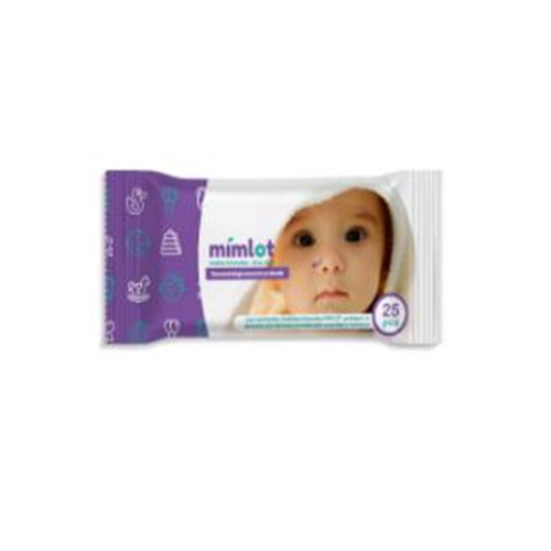 TOALLAS HUMEDAS MIMLOT CREMA X 25