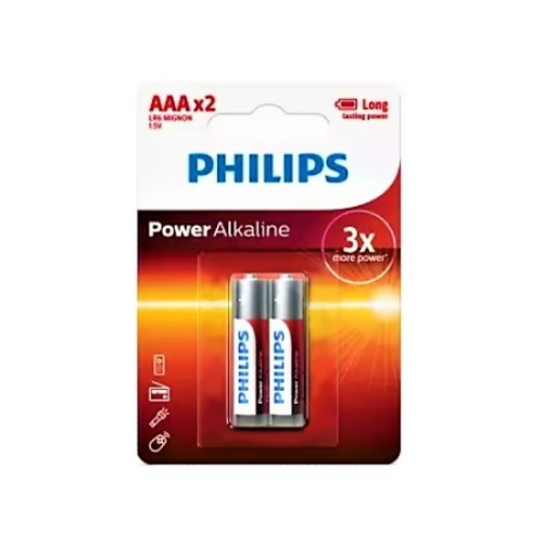 PILAS PHILIPS ALKALINA AAA X 2