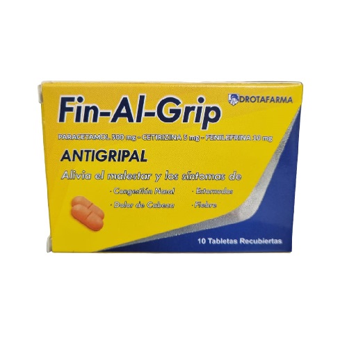 FINALGRIP AMARILLO X 10 TABLETAS DROTAFARMA
