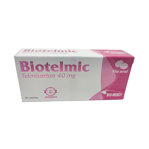 BIOTELMIC 40 MG X 30 TAB BIO-MERCY