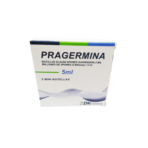 PRAGERMINA X 5 MINI BOTELLAS ADN MEDICAL
