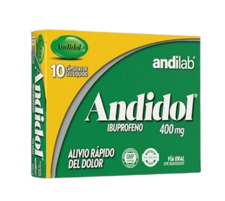 ANDIDOL CAP GEL 400MG X 10 ANDILAB