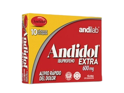 ANDIDOL EXTRA 600 MG X 10 CAP ANDILAB