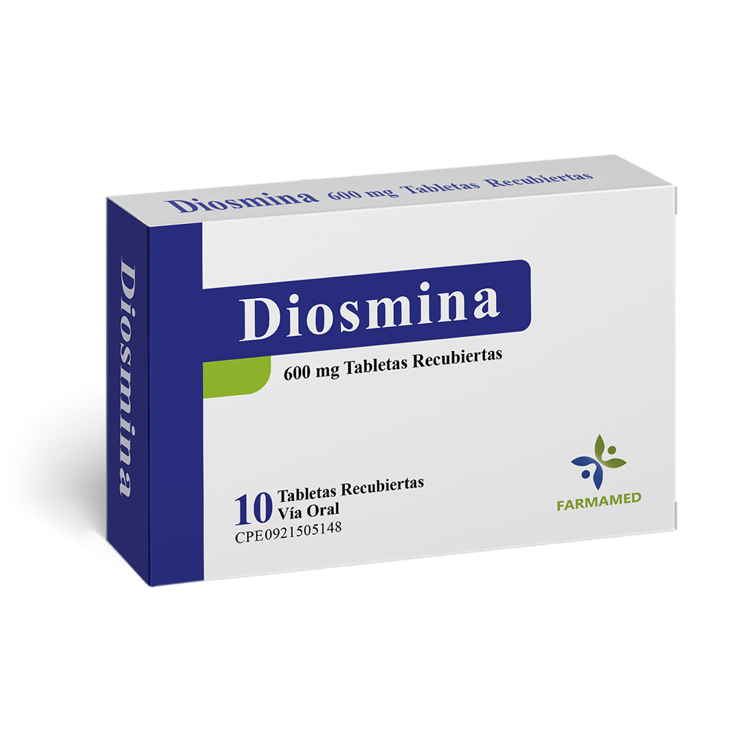 DIOSMINA 600 MG X 10  TAB REC FARMAMED
