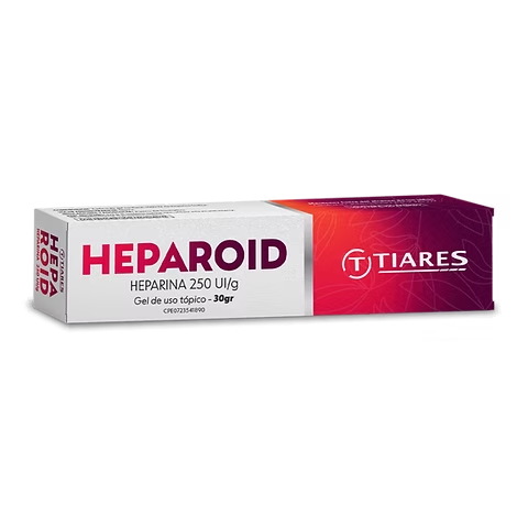 HEPAROID 250 UI/G GEL TOPICO X 30 GR TIARES