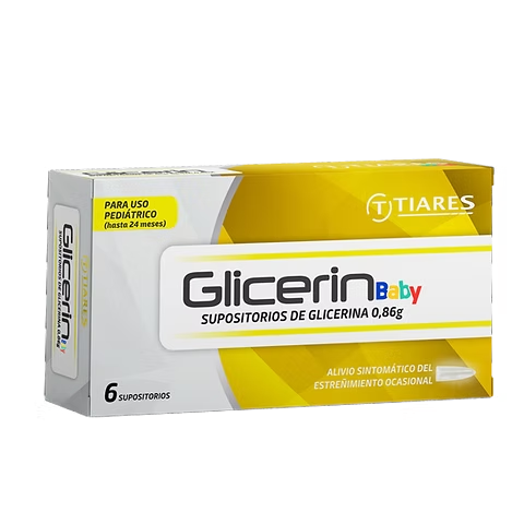SUPOSITORIOS DE GLICERINA BABY X 6 TIARES