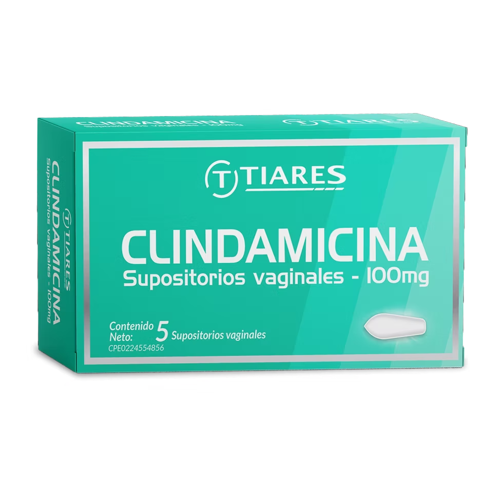 CLINDAMICINA SUPOSITORIOS VAG 100 MG X 5 TIARES