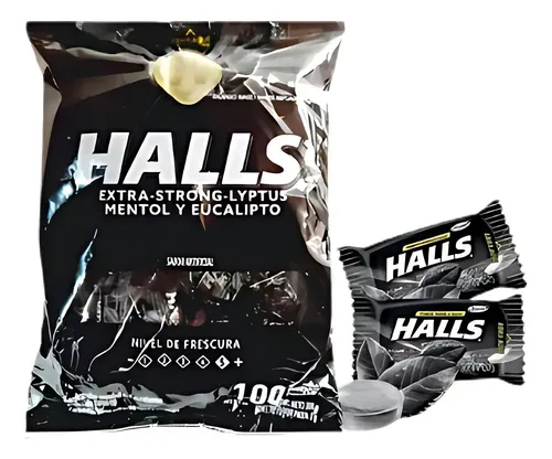 HALLS STRONG X 1 CARAMELO