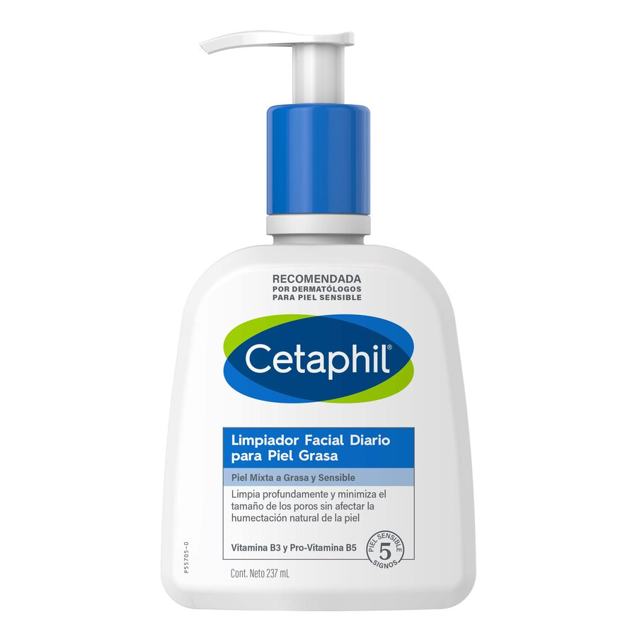 CETAPHIL LIMPIADOR FACIAL DIARIO PIEL GRASA X 237 ML