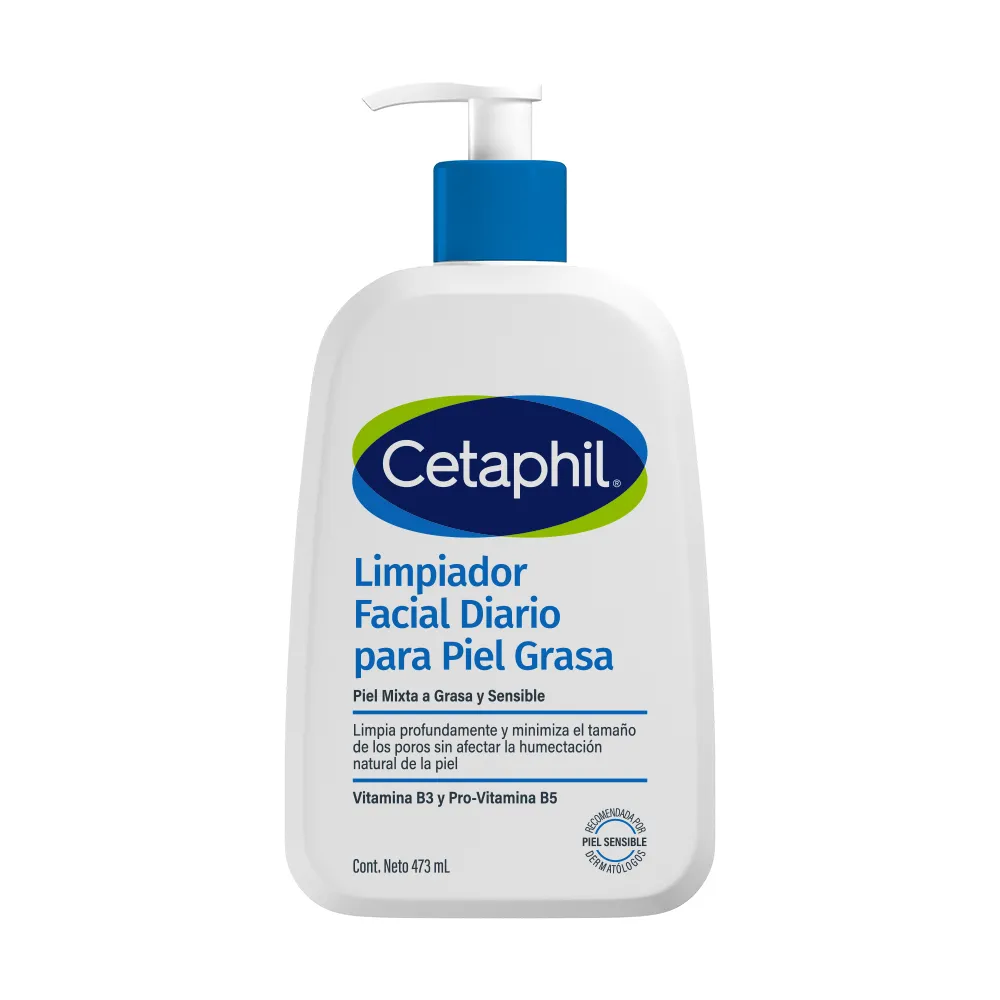 CETAPHIL LIMPIADOR FACIAL DIARIO PIEL GRASA X 473 ML