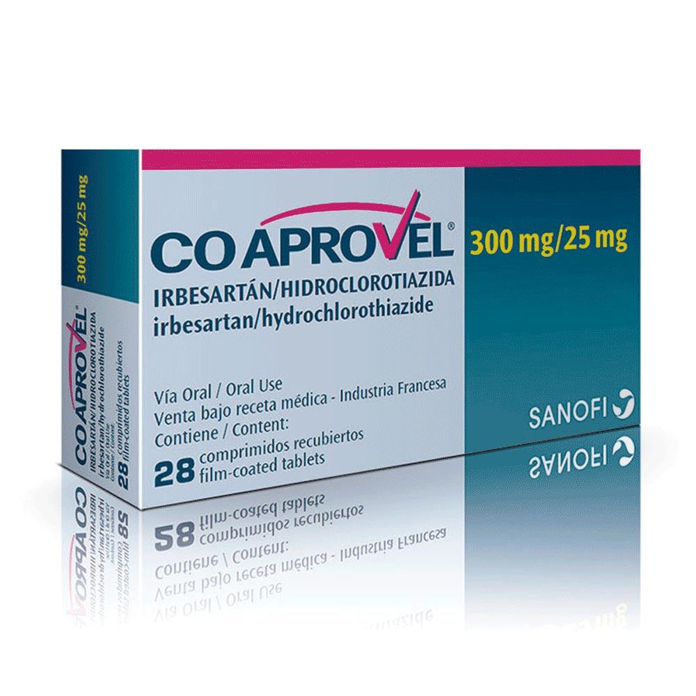 COAPROVEL 300/ 25MG X 28 COMP (IRBESARTAN+HIDRO)