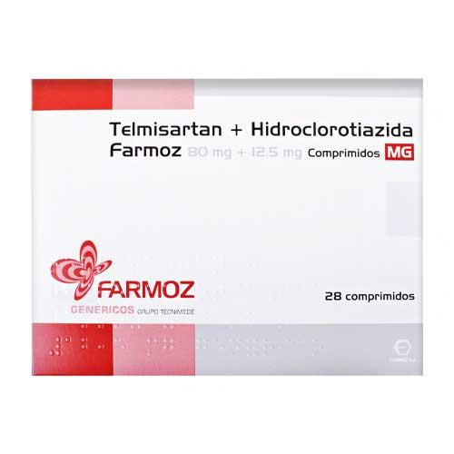 TELMISARTAN HIDROCLOROTIAZIDA 80/12.5 MG X 28 COMP FARMOZ