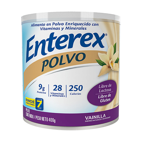 ENTEREX POLVO VAINILLA X 400 GRS MEGALABS