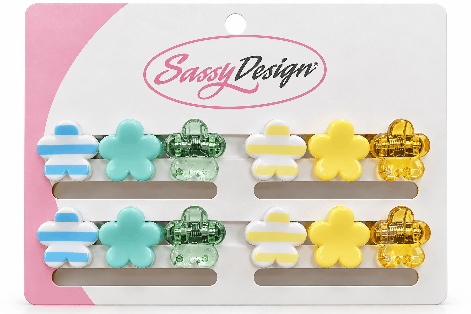 GANCHOS PARA EL CABELLO NI�AS X 12 SASSY