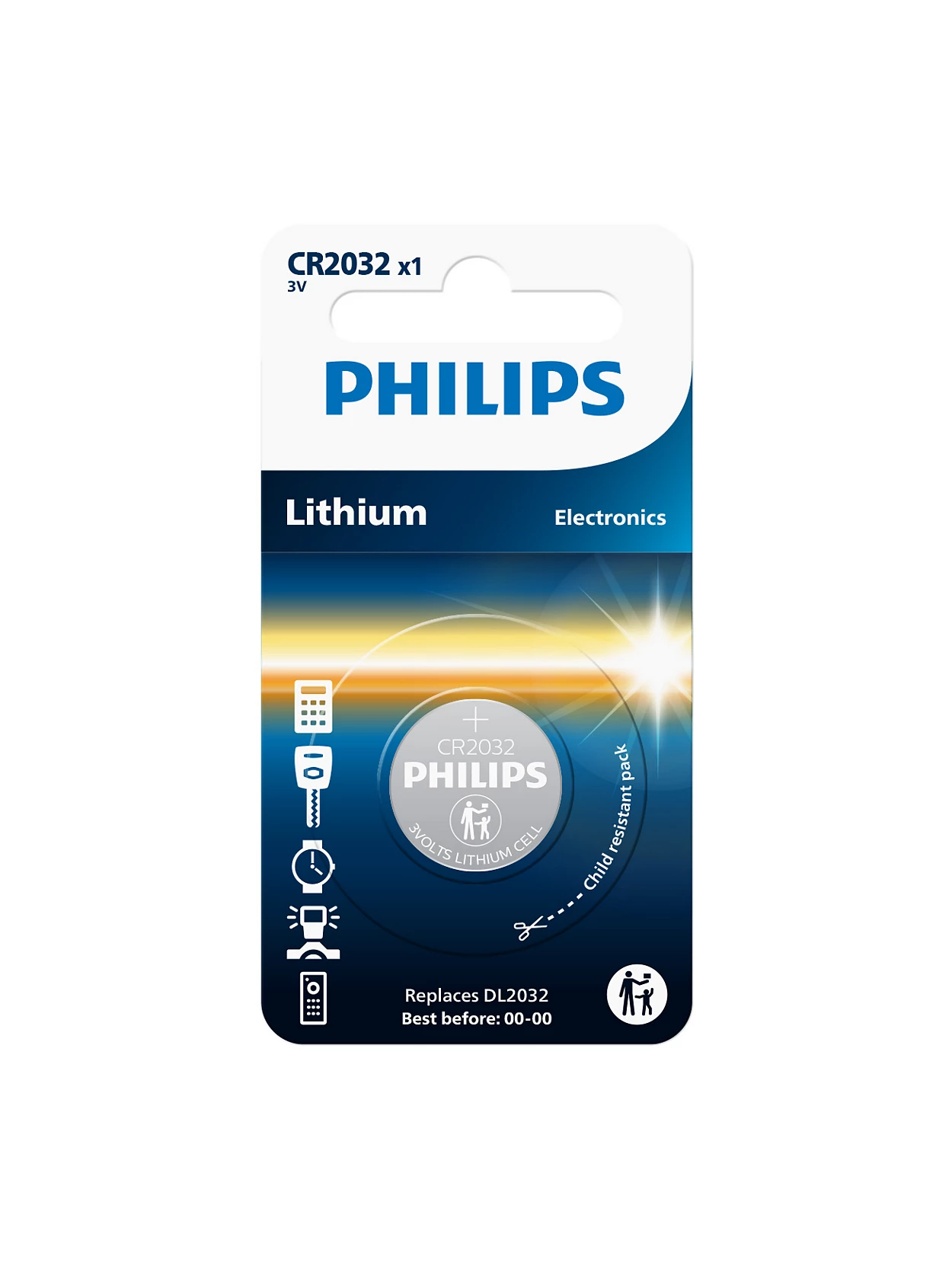 PILAS PHILIPS CR 2032 X 1