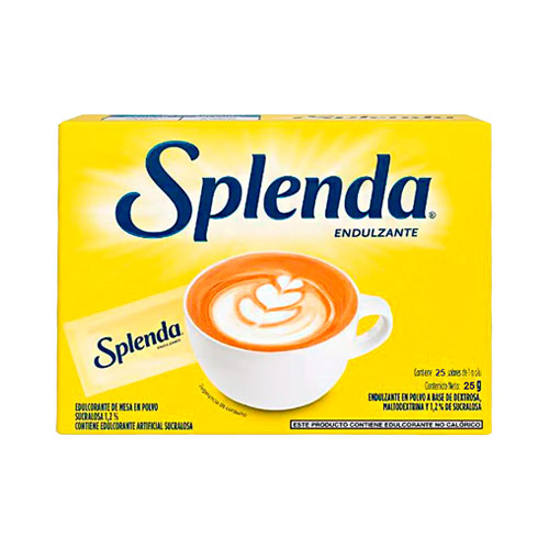 SPLENDA SOBRES X 25