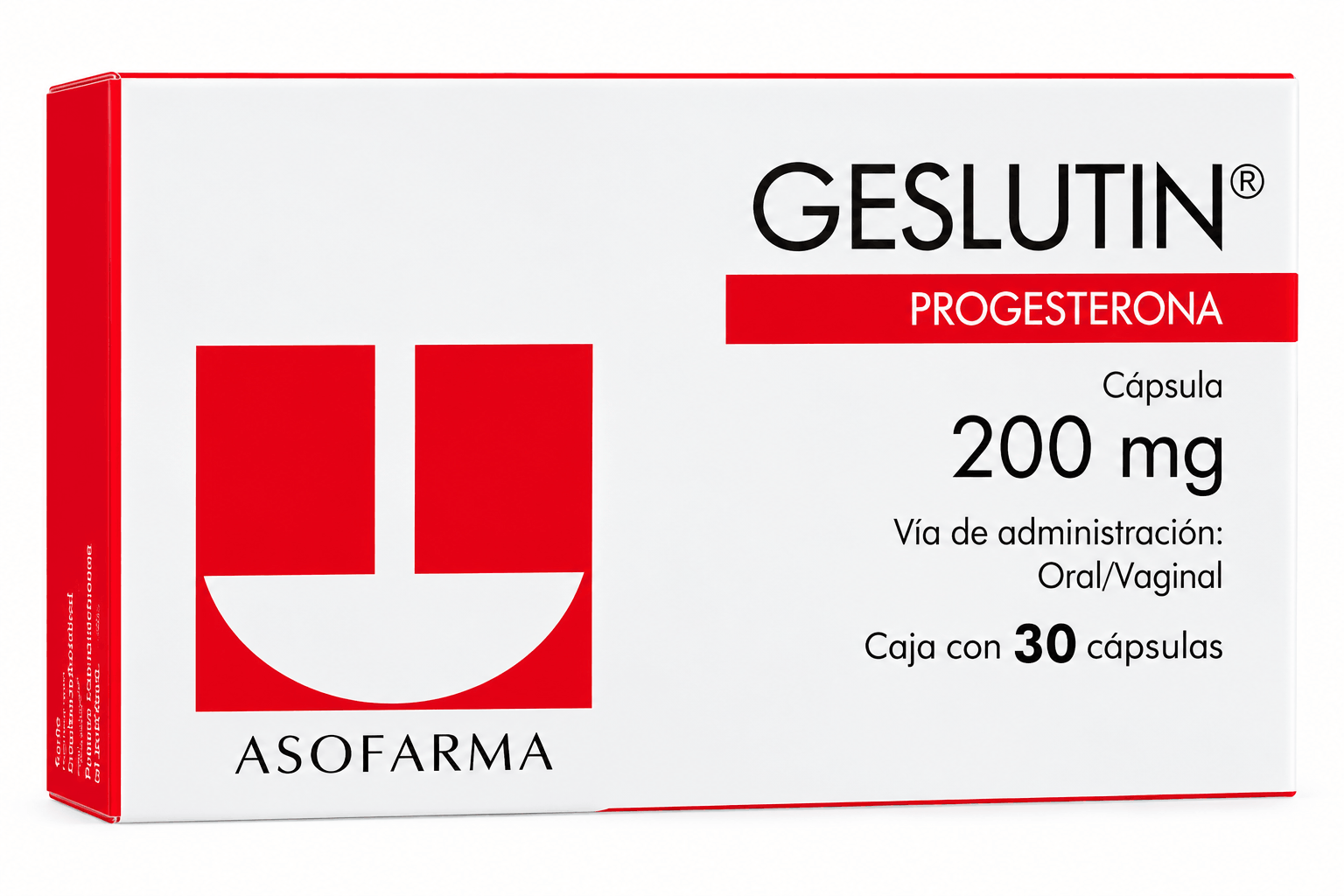 GESLUTIN 200 MG X 30 CAP BLANDA ORAL/VAGINAL