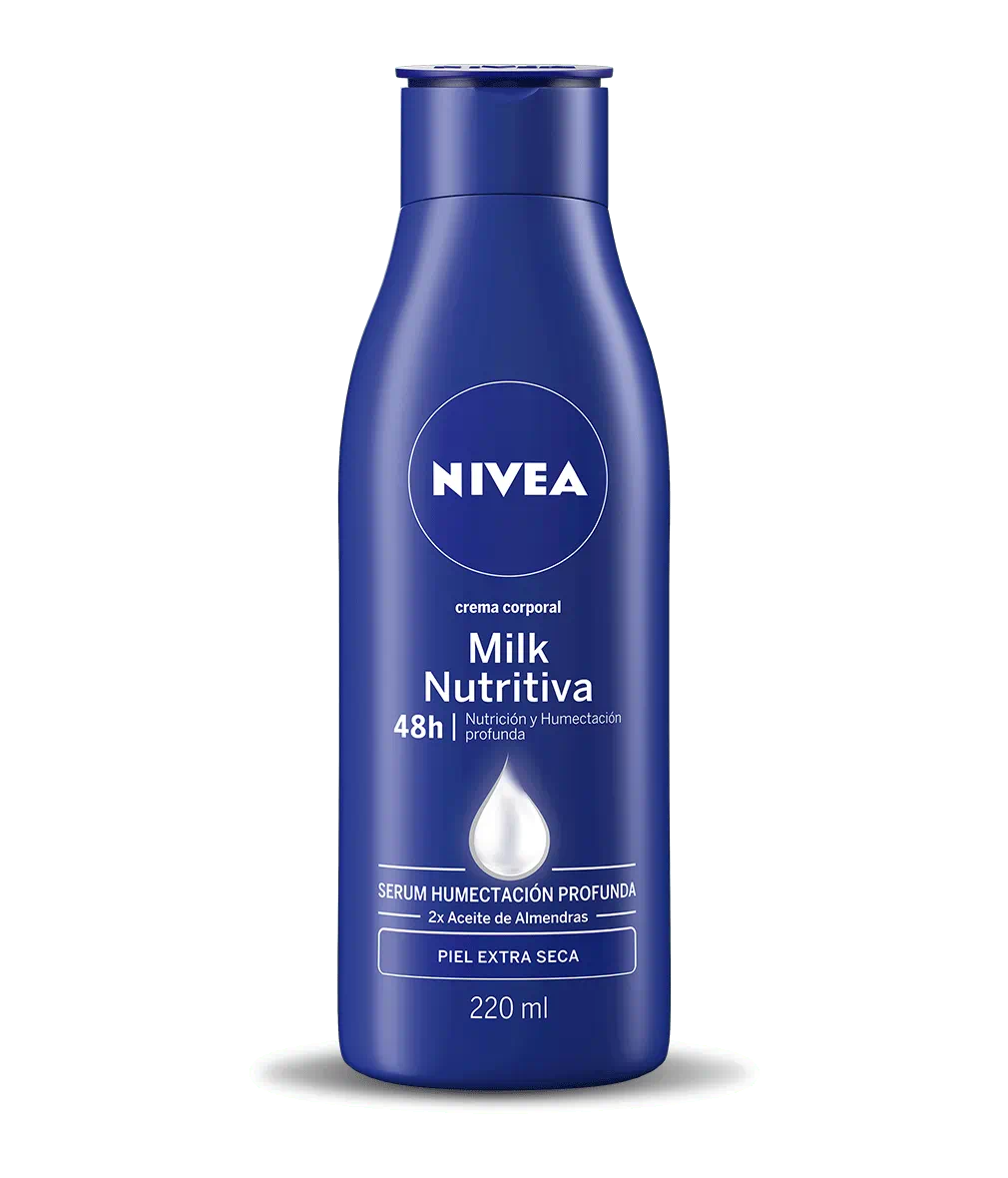CREMA NIVEA MILK NUTRITIVA PIEL EXTRA SECA X 220 ML