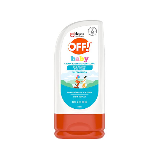 REPELENTE OFF BABY CON ALOE VERA Y GLICER.  X  100ML