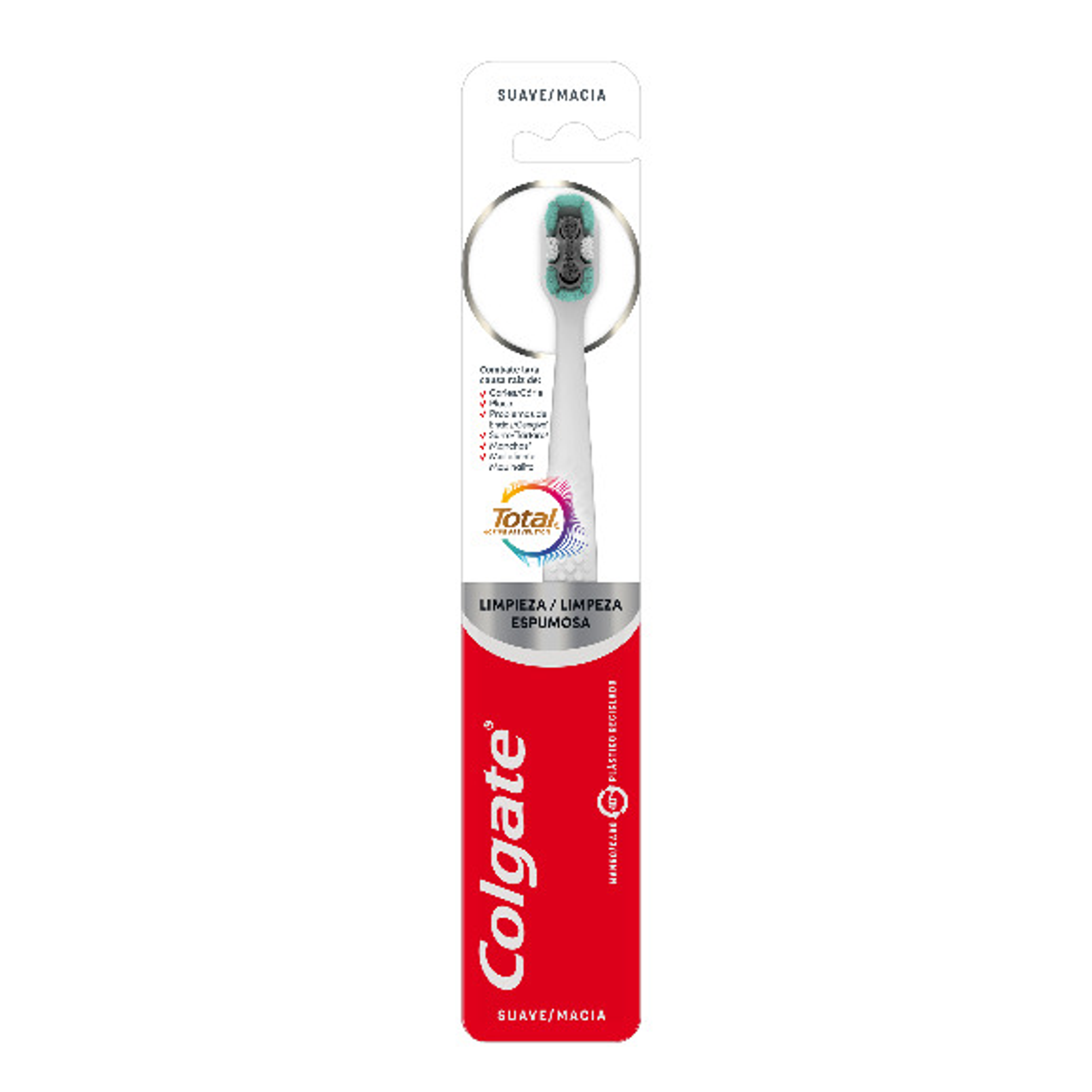 CEPILLO DENTAL COLGATE TOTAL ACTIVE LIMPIEZA ESPUMOSA