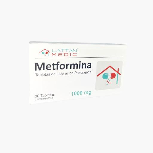 METFORMINA 1000 MG X 30 TAB LATTAN MEDIC