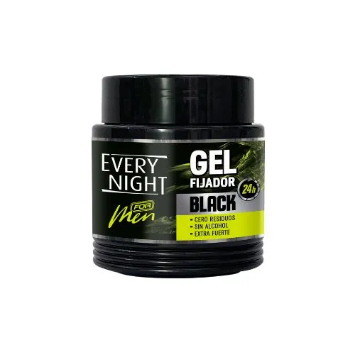 GEL FIJADOR EVERY NICHT FOR MEN BLACK X 500 GR