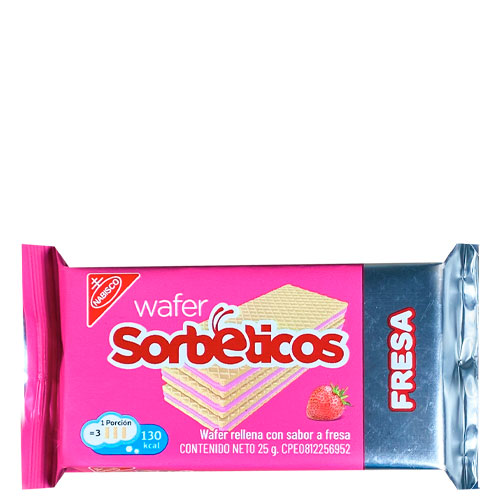 GALLETAS SORBETICO FRESA 25G
