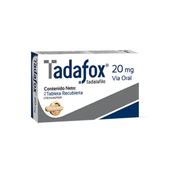 TADAFOX 20 MG X 2 TAB VALMORCA