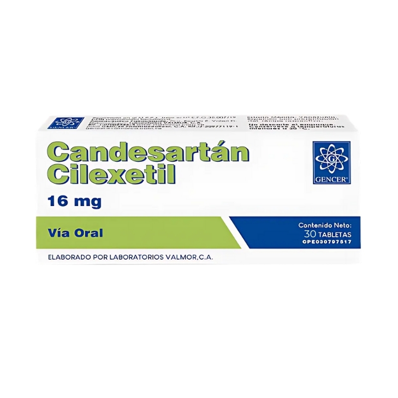 CANDESARTAN 16 MG X 30 TAB GENCER