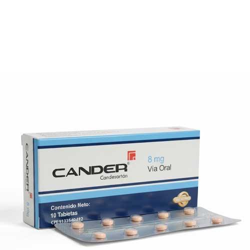 CANDER 8 MG X 10 TAB VALMORCA