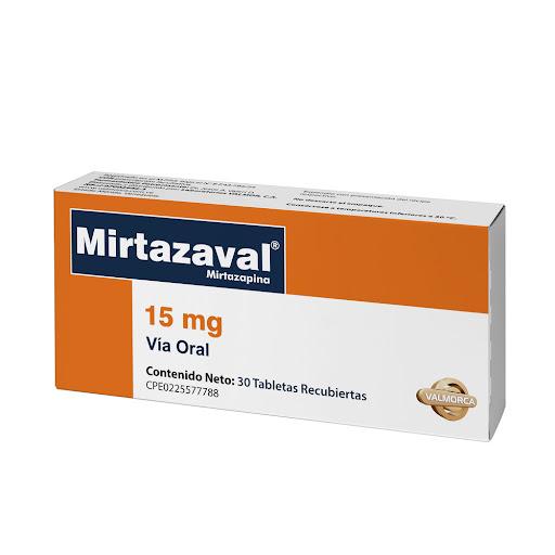 MIRTAZAVAL 15 MG X 30 TAB VALMORCA