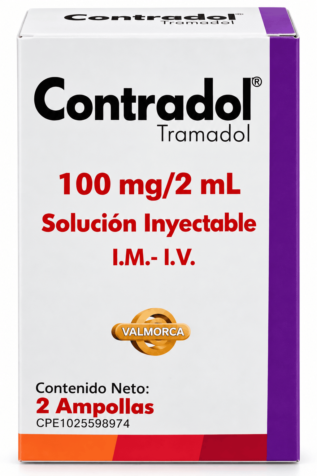 CONTRADOL AMP I.M. I.V. 100 MG X 1 VALMORCA