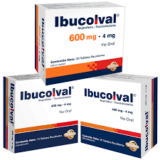 IBUCOLVAL 600/4 MG X 10 VALMORCA