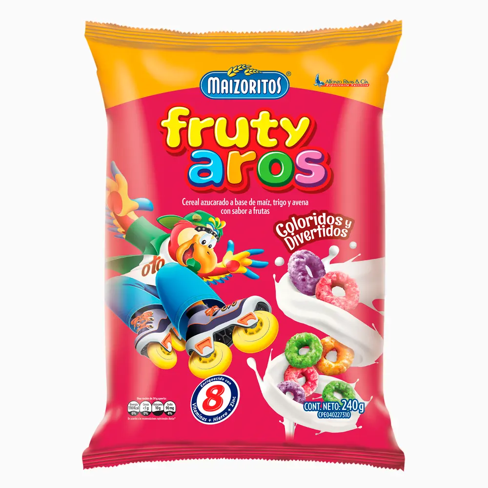 MAIZORITOS FRUTY AROS X 240 GR