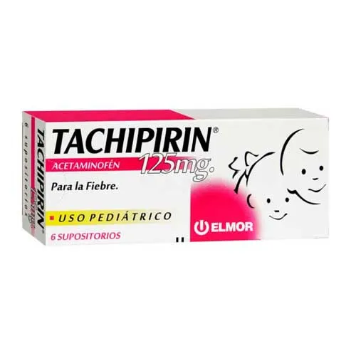 TACHIPIRIN SUPOS 125 MG X 6 ELMOR