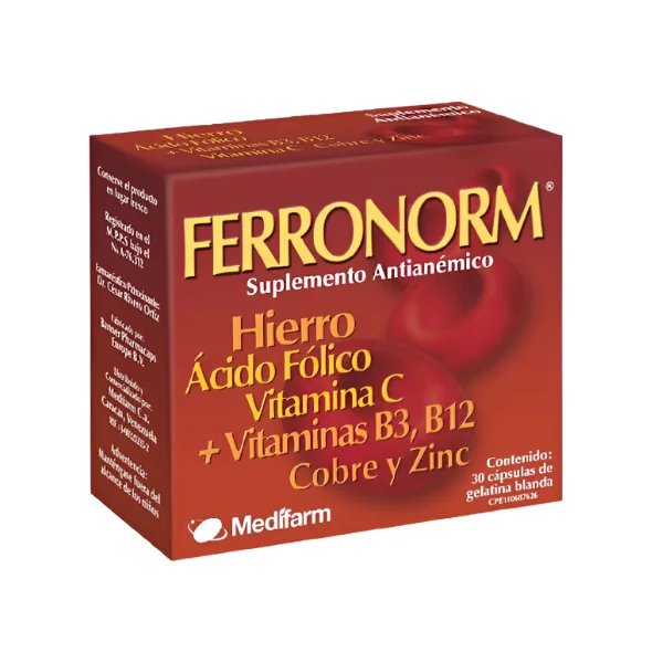 FERRONORM X 30 CAP